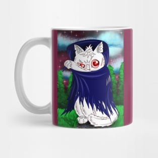 White Dracula Kitty Mug